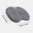 thumbnail image 2 of 3 Counts Silicone Shower Foot Scrubber Mat,Back & Feet Cleaning Pad,Shower Massage Soft Bristles Exfoliating Scrubber,Wall Mounted Slip Suction Cups for Use,Bathroom Bathing Accessories, 2 of 4