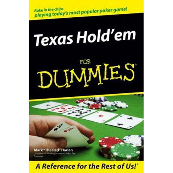 Pre-Owned Texas Hold'em for Dummies (Paperback) 047004604X 9780470046043