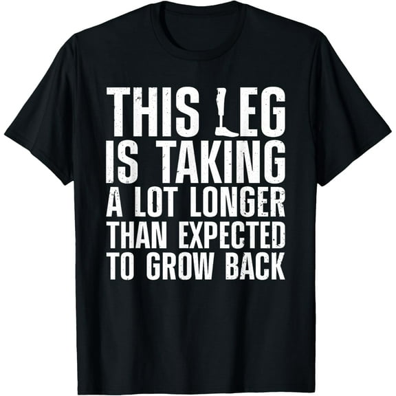Playful Comfort Tee - Funny Leg Amputee Design For Men Women Amputation Survivor T-Shirt