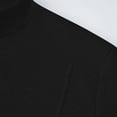 thumbnail image 6 of Men's Polo Henley Shirt Moisture Wicking Quick Dry Summer Casual Short Sleeve Pique Cotton Jersey Golf Shirts Big and Tall Size M-5XL Black, 6 of 7