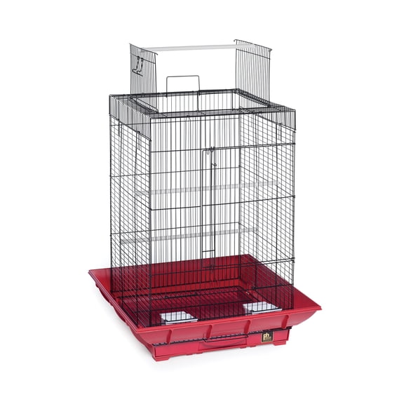 Prevue Pet Products Clean Life Playtop Bird Cage - Red SP851R/B