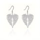 thumbnail image 3 of Pendientes en forma de corazón de ángel, 3 of 7
