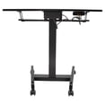 thumbnail image 4 of Electric 31.5x25" Stand Up Desk Workstation, Black Table Top, Black Frame, 4 of 10