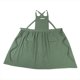 thumbnail image 1 of Delantal de cocina práctico para uso diario, de algodón verde, para mujer, con bolsillos, 1 of 8