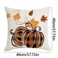 thumbnail image 3 of Fiudx Ofertas Flash Del Día Funda De Almohada De Decoración Popular Para El Hogar, Cojín De Lino Con Hoja De Arce Y Calabaza Para Sala De Estar, Cojín Para Sofá, 3 of 3