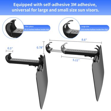 HD Sun Visor Extender For Cars - Anti-Glare Polarized Lens Visor Extension For Driving Safety