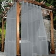 thumbnail image 6 of Outdoor Waterproof Curtain for Patio and Porch with Rain Protection and Semi Shade(Gray), 6 of 6