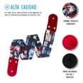 thumbnail image 4 of Correa para guitarra Strap o Tahali para guitarra acústica, bajo eléctrico, guitarra eléctrica Kidam  Nylon Punk Rojo, 4 of 5