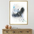 thumbnail image 2 of Designart 'Great Dark Blue Heron Bird Illustration' Farmhouse Framed Canvas Wall Art Print, 2 of 5
