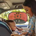 thumbnail image 2 of Yuyamidu Ladybug Car Sunshade Adorable Car Window Shades 2 PCS Universal Rear Side Window Sunshade for Sedan Truck SUV Auto Interior Accessories, Red, 2 of 7