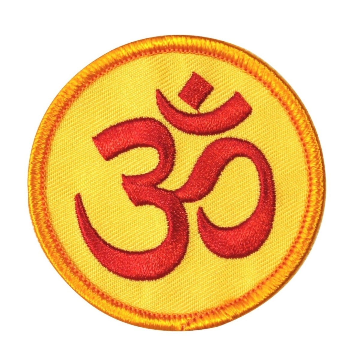 Sacred Om Symbol Patch Yoga Meditation Spiritual Hinduism Iron On