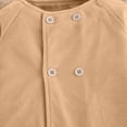 thumbnail image 4 of Besolor Toddler Kids Girls Fleece Coat Buttons Long Sleeve Tops Fall Winter Thicken Warm Overcoat Jackets(6-12 Months,Beige), 4 of 7