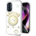 thumbnail image 4 of Ring Stand Case Compatible with Apple iPhone 8 Plus/7 Plus/6 6S Plus Smiling Glitter Ornament Bling Sparkle with Ring Stand Hybrid Hard Back Shell Cover [ White ], 4 of 6