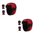 thumbnail image 4 of Sonducket 1 juego de gorro de esquí, gorros de invierno, accesorio de lana para resistir la frialdad, cuadros rojos Type2 NO2, 4 of 6