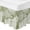 Green, variant on Marble Blue Bed Skirt Queen Size 16 Inch Drop, Adjustable & Elastic Wrap Around Bed Skirts Pleated Luxury Dust Ruffles For Twin Full Queen Cal King Base Beds, Modern Abstract Ink Painting Luxury
