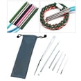 thumbnail image 4 of Paracord Set Múltiples propósitos Herramienta de acero inoxidable Pulsera Herramienta de alisado 6 piezas Sharpla Agujas para coser cordones, 4 of 8