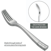 KOOMADE Stainless Steel 20-Piece Flatware Set for 4, Dishwasher Safe Silverware