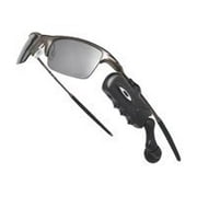 Zebra Oakley RAZRWIRE Bluetooth Eyewear - Headset - ear-bud - Bluetooth - wireless - pewter, black iridium