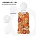 thumbnail image 3 of Honeii Hippie Flower print basktball shirt for men and women, Unisex basketball jersey for Theme party-X-Large, 3 of 6