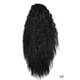 thumbnail image 1 of Pelucas con flequillo para mujer, peluca ondulada suelta, garra gruesa, ondulada, rizada, cola de caballo corta, extensiones de cabello con clip., 1 of 2