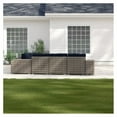 thumbnail image 2 of Living Source International 10-Piece Wicker Sectional Set plus Cushions in Beige, 2 of 8