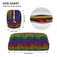 thumbnail image 4 of Rocae Dragon Scales for Multifunctional Pen Organizer with Zipper Closure, Ideal for Tools, Gadgets, Cosmetics, Stationary,Travel Accessary, 4 of 5