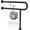 Black, variant on Toilet Grab Bar with Leg 24x28 Inch,  White Knurled Toilet Support Bar with Toilet Paper Holder, Stainless Steel Wall & Floor Mounted Bathroom Support Rail for Seniors Elderly Disabled Pregnant