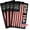 Black, Red, White, variant on 250th Anniversary America Flag Kitchen Towel Independence Day 1776 2026 Quick Dry Absorbent Dish Towels Soft Microfiber Cloth Dishcloth for Kitchen Cooking Baking 18 x 26 Inch, 2 Pack