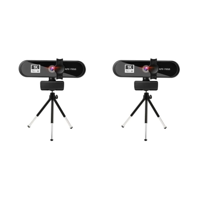 Bearachild 4K Full HD Streaming Webcam Autofocus para transmisión en vivo 1k Negro Type1