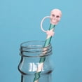 thumbnail image 4 of Halloween Skull Straw Topper Goth Straw Cover Cap for Stanley Cup, 10mm Skull Straw Cover for Stanley Tumblers Accessories Halloween -Light Pink, 4 of 5
