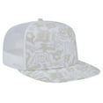 thumbnail image 3 of Men's New Era White Detroit Tigers Logo Dunes A-Frame Trucker 9FIFTY Snapback Hat, 3 of 6