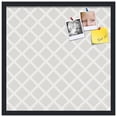 thumbnail image 2 of PinPix 22x22 Custom Cork Bulletin Board Diamond Modern Pattern Grey Poster Board Has a Fabric Style Canvas Finish, Framed in Diamond Modern Pattern Grey, by ArtToFrames (PinPix-1802), 2 of 5