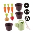 thumbnail image 2 of Bunblic Beach Toys Set Accessories Radish Potting Set for Preschool Playing Children, 2 of 8