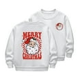 thumbnail image 2 of Sudadera sin capucha para niños, con estampado navideño, cuello redondo, manga larga, forro polar, para niños de talla mediana a grande, blusa de poliéster para niños., 2 of 8
