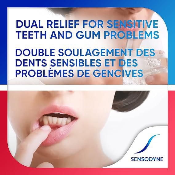 Sensodyne Sensitivity & Gum Dual Relief, toothpaste, Mint Flavour, 75mL