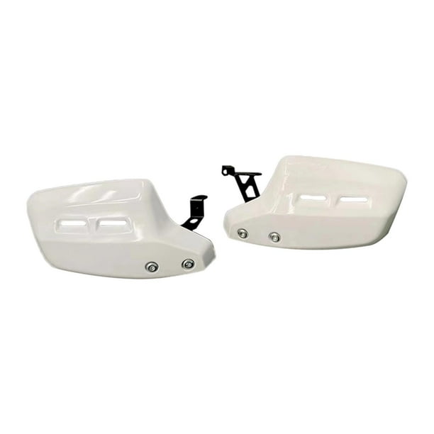 Protectores de manos para motocicleta, cubiertas de parabrisas, protección de palanca de freno de mano para 250 Blanco