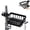 Black, variant on OYPGUE Sink Organizer Rack, Hanging Faucet Drain Rack with Drip Tray