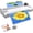 A3 Laminator+70sheets(White), variant on Laminator Machine 11X17 with 70Letter Size Laminating Sheets for A3/A4,13Inch Wide Thermal Hot&Cold 2Roller Lamination Laminated 3-5mil for Office  School Teacher,with Paper ,Corner Rounder