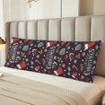 thumbnail image 6 of Picia Merry Christmas Body Pillow Cover - Super Soft Microfiber 20x54 Body Pillow Case - Envelope Closure, Wrinkle, Stain Resistant Body Pillow Cover,Elegant Bedding, 6 of 8