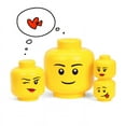 thumbnail image 2 of LEGO Large 9 x 10 Inch Plastic Storage Head | Pumpkin, 2 of 3