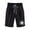 Black, variant on Patlollav Shorts for Womens Summer Print Five Points Plus Size Cotton Linen Pants