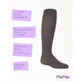 thumbnail image 3 of MeMoi Textured Toes Ribbed Tights - Girls - Female, A (14-16), Heather Gray, 3 of 12