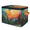 Multicolor 4, variant on ADECORIVY Fox Butterfly Flower Storage Bin with Zipper Lid, Fabric Storage Baskets Boxes with Handles, Decorative Clothes Organizer Containers for Shelves, Wardrobe, Closet