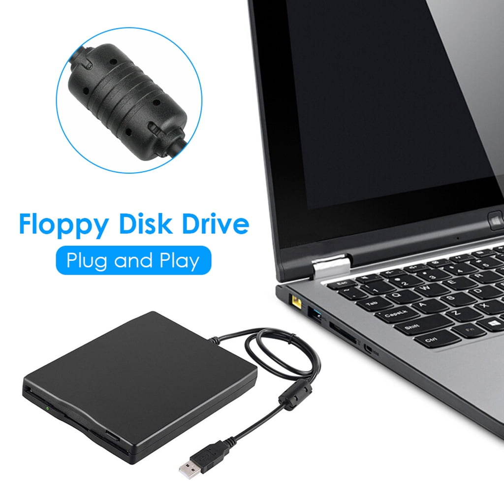 1.44 MB Floppy Disk 3.5" USB External Drive Portable Floppy Disk Drive Diskette