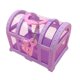 thumbnail image 1 of Caja organizadora de cosméticos, kits portátiles, recuerdos, organización, almacenamiento transparente Violeta, 1 of 9