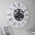 thumbnail image 1 of FirsTime & Co. Shiplap Gears Wall Clock, 27", Aged White, 1 of 2