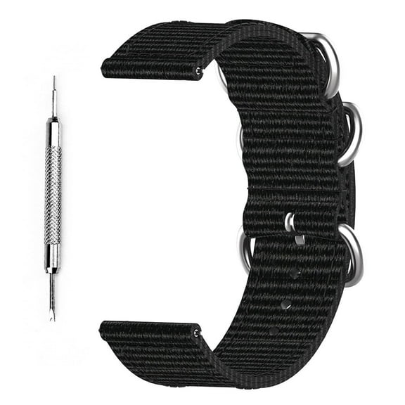 Bands Compatible for 7 Smart Watch Replacement Canvas Strap Wristband for Men and Women