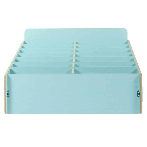 Worgeous Wooden Cell Phone Holder Wooden Multi-grid Phones Holder Phones Storage Case Phone Organizer Box