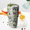 thumbnail image 3 of 30oz Green and Red Christmas Holly Pattern Tumblers Stainless Steel Tumbler with Lid and Straw,Vacuum Insulated Double Wall Travel Tumbler Cups Mug with Cleaning Brush for Coffee,Tea, 3 of 7