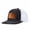 Black and white, variant on Faith Letter leather label pattern, suitable for travel and casual outfits, breathable outdoor baseball cap for men, adjustable